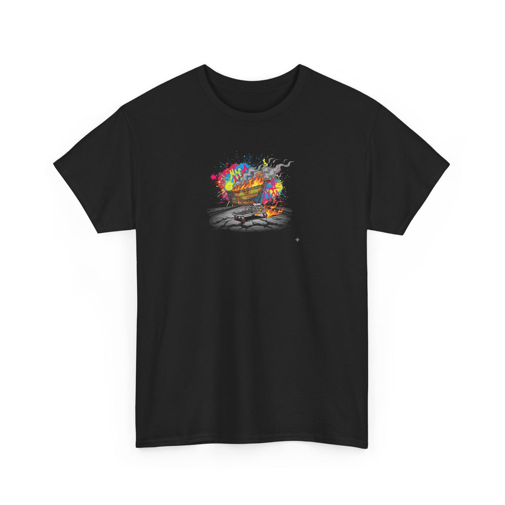 T-Shirt — Colorful Abstract Skateboard Art Tee