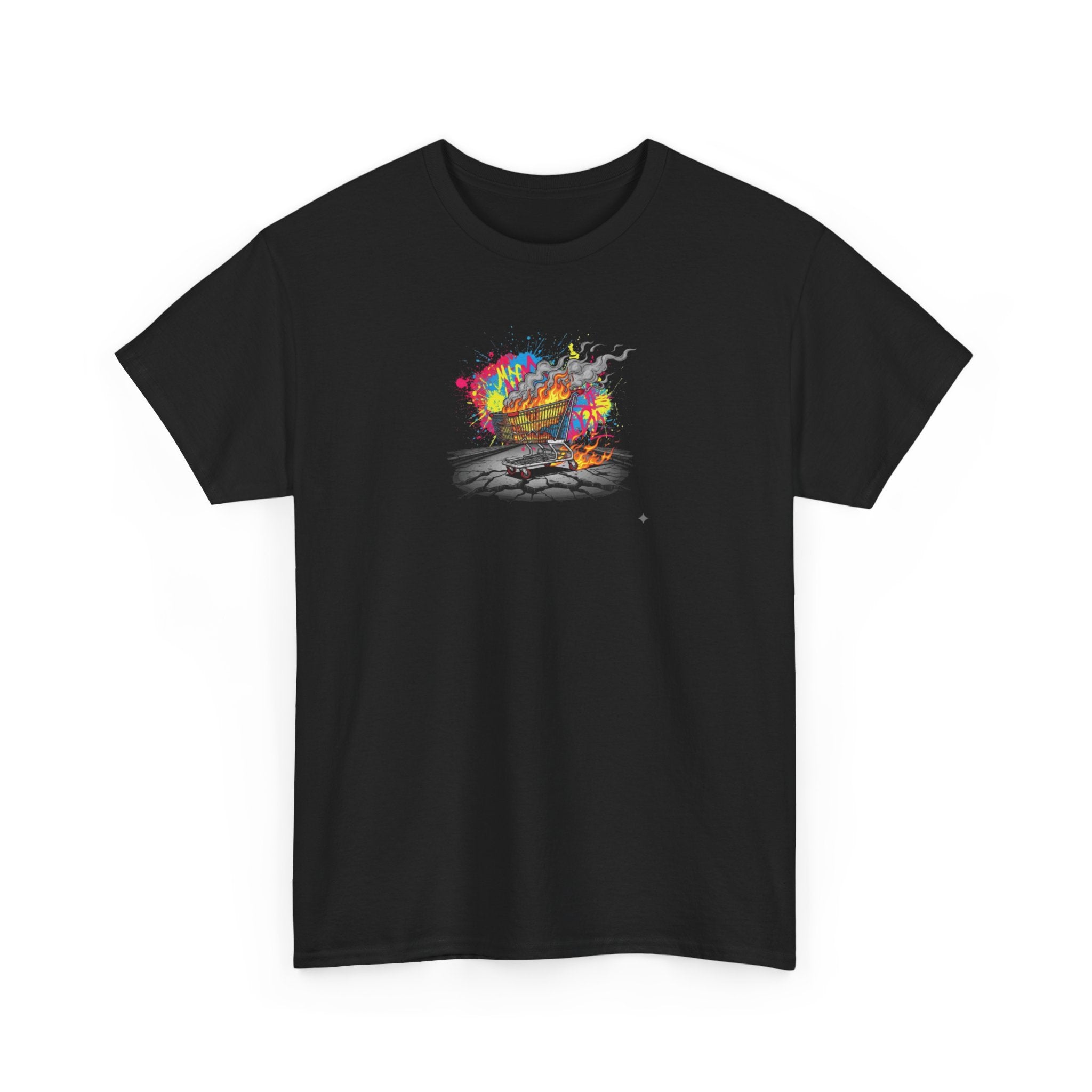 T-Shirt — Colorful Abstract Skateboard Art Tee