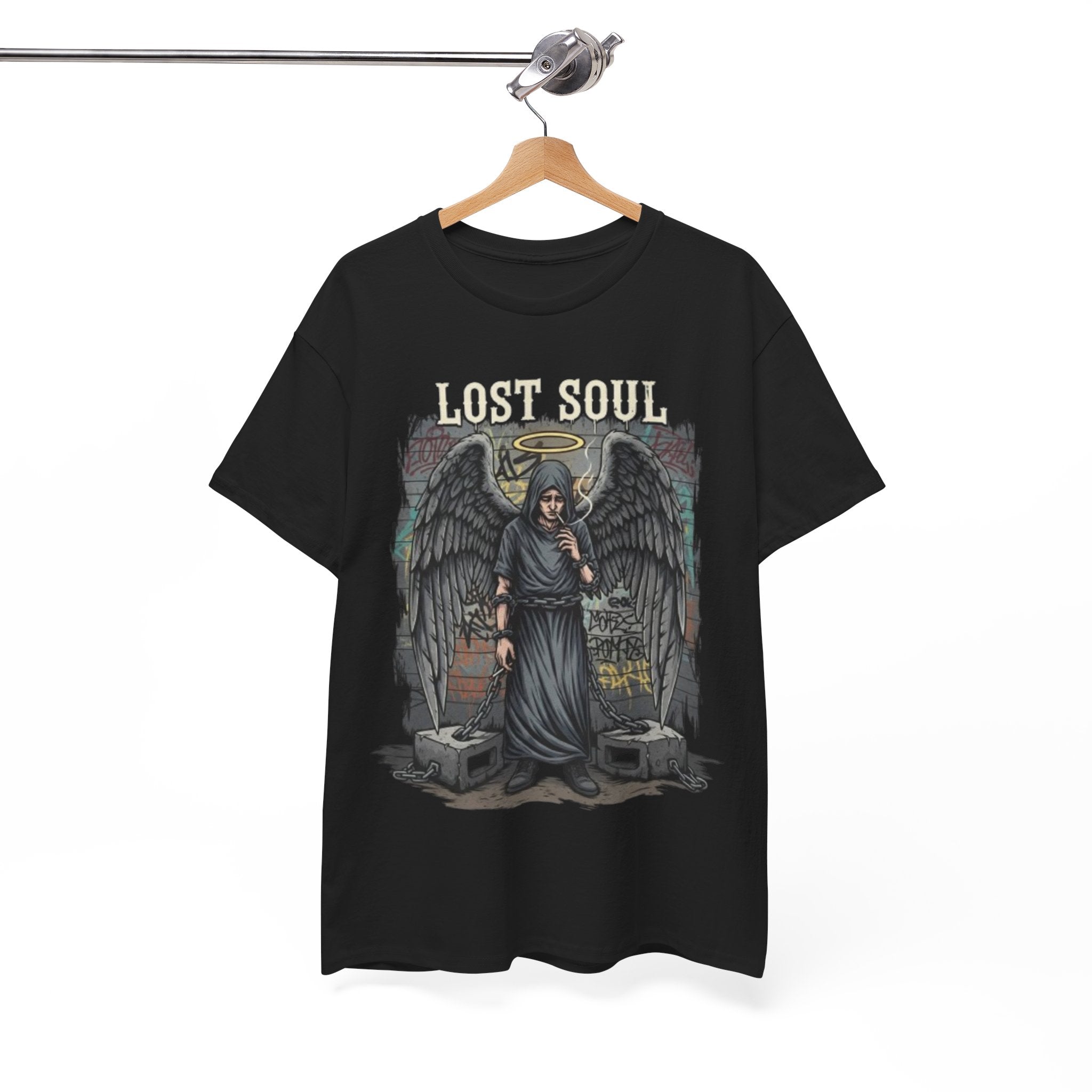 Lost Soul T-Shirt — Gothic Angel Graveyard Graphic Tee