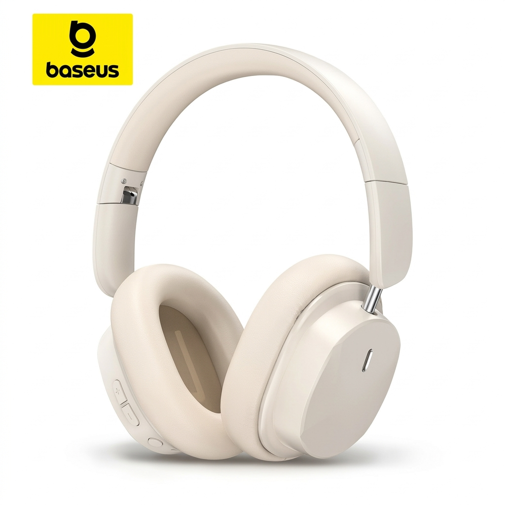 Baseus Bowie D05 Headphones – 3D Spatial Audio, 70H Battery,Dual Device Connection