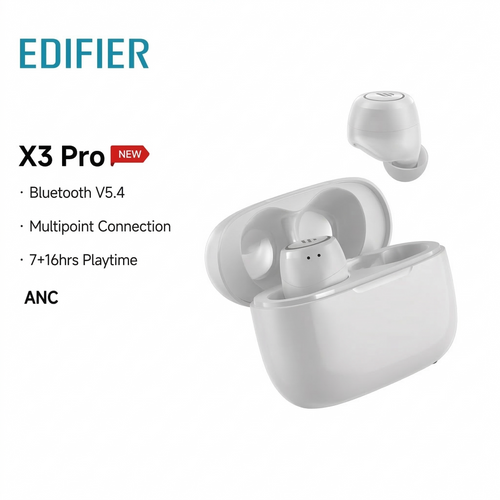 Edifier X3 Pro EarBuds ANC  Bluetooth 5.4, Multipoint Connection, IP54 Waterproof