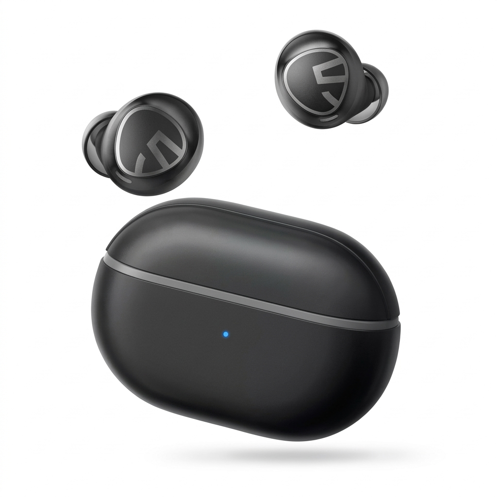 SoundPEATS ANC Wireless Earbuds , 30H Playtime, Smart Touch Control, Waterproof