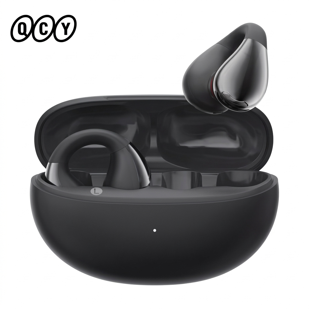 QCY Crossky C30 Open-Ear ANC Earbuds, Dual-Device Connection
