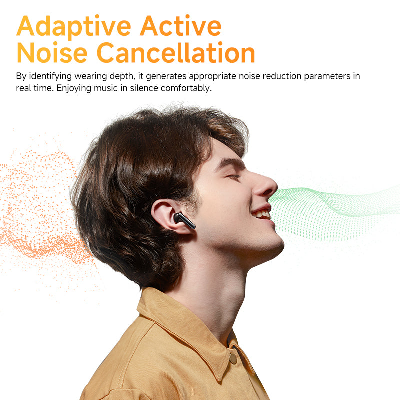 QCY HT10 ANC Wireless Earbuds with LDAC & 6 Mics