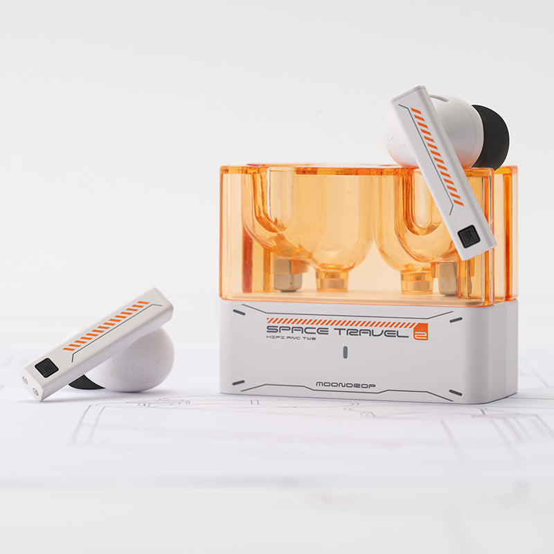 MOONDROP Space Travel  Earbuds – ANC, Low-Latency Gaming Mode, SBC/AAC