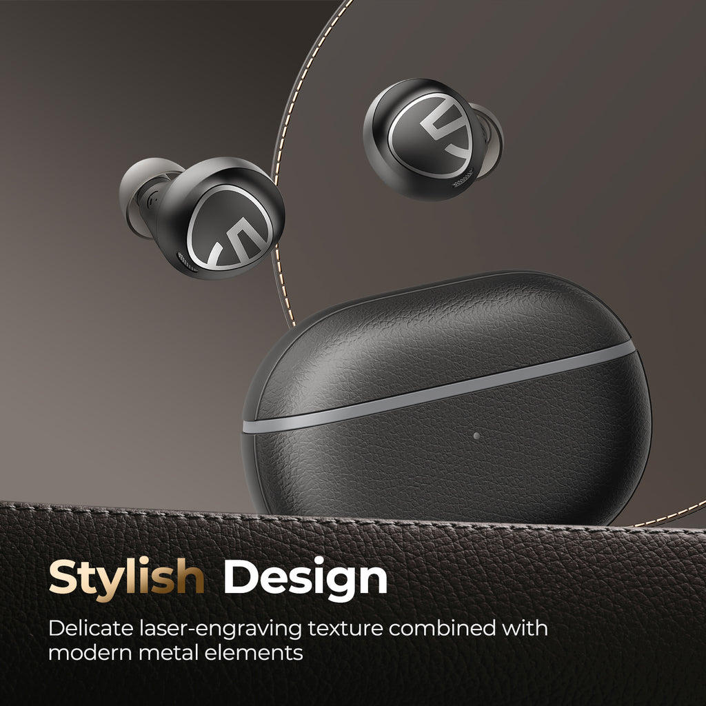 SoundPEATS ANC Wireless Earbuds , 30H Playtime, Smart Touch Control, Waterproof