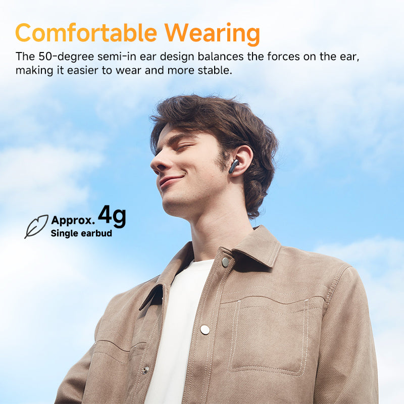 QCY HT10 ANC Wireless Earbuds with LDAC & 6 Mics